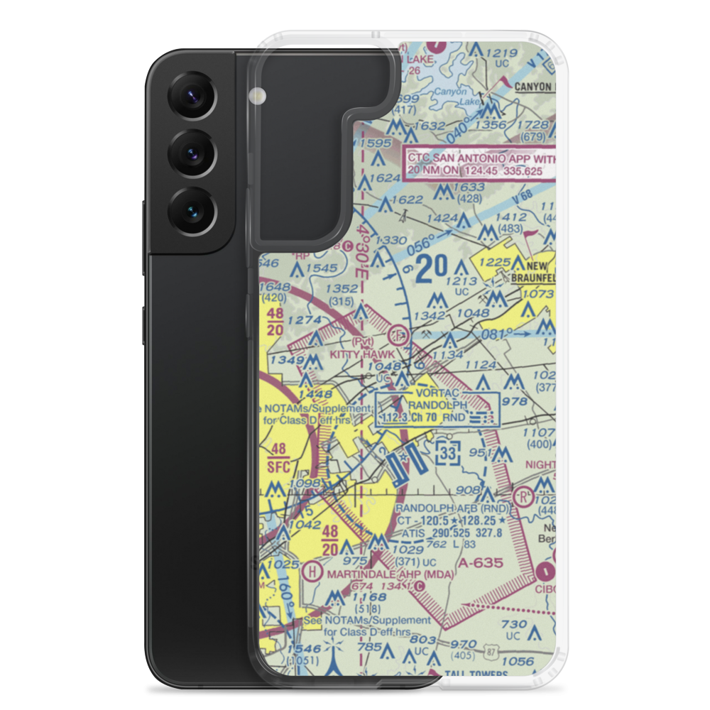 Kitty Hawk Flying Field (TS67) VFR Sectional Samsung Case Samsung Galaxy S22 Plus model shown