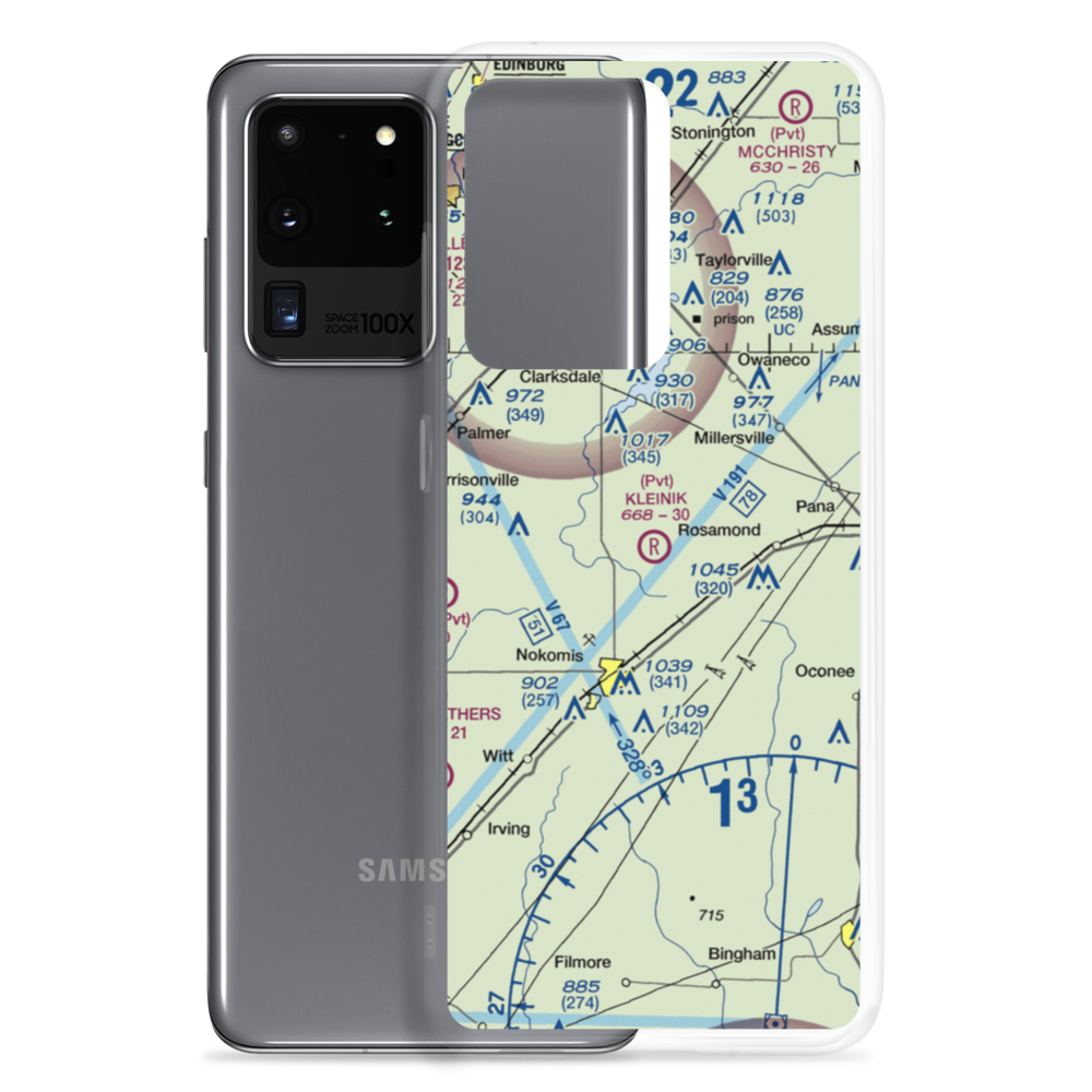 Kleinik RLA Airport (6IL7) VFR Sectional Samsung Case Samsung Galaxy S20 Ultra model shown