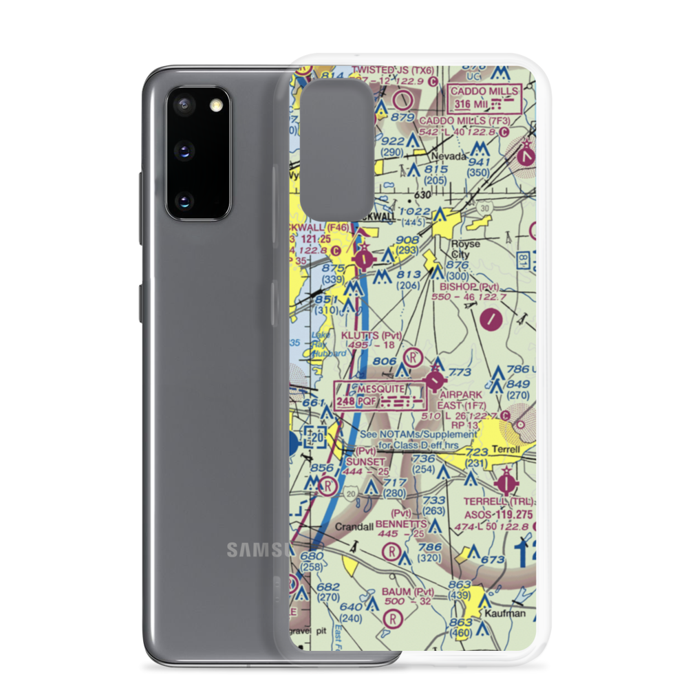 Klutts Field (20XS) VFR Sectional Samsung Case Samsung Galaxy S20 model shown