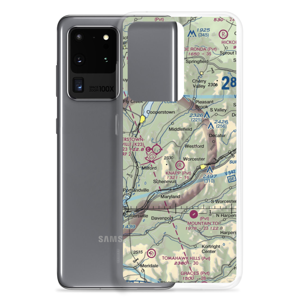 Knapp Airport (6NK0) VFR Sectional Samsung Case Samsung Galaxy S20 Ultra model shown