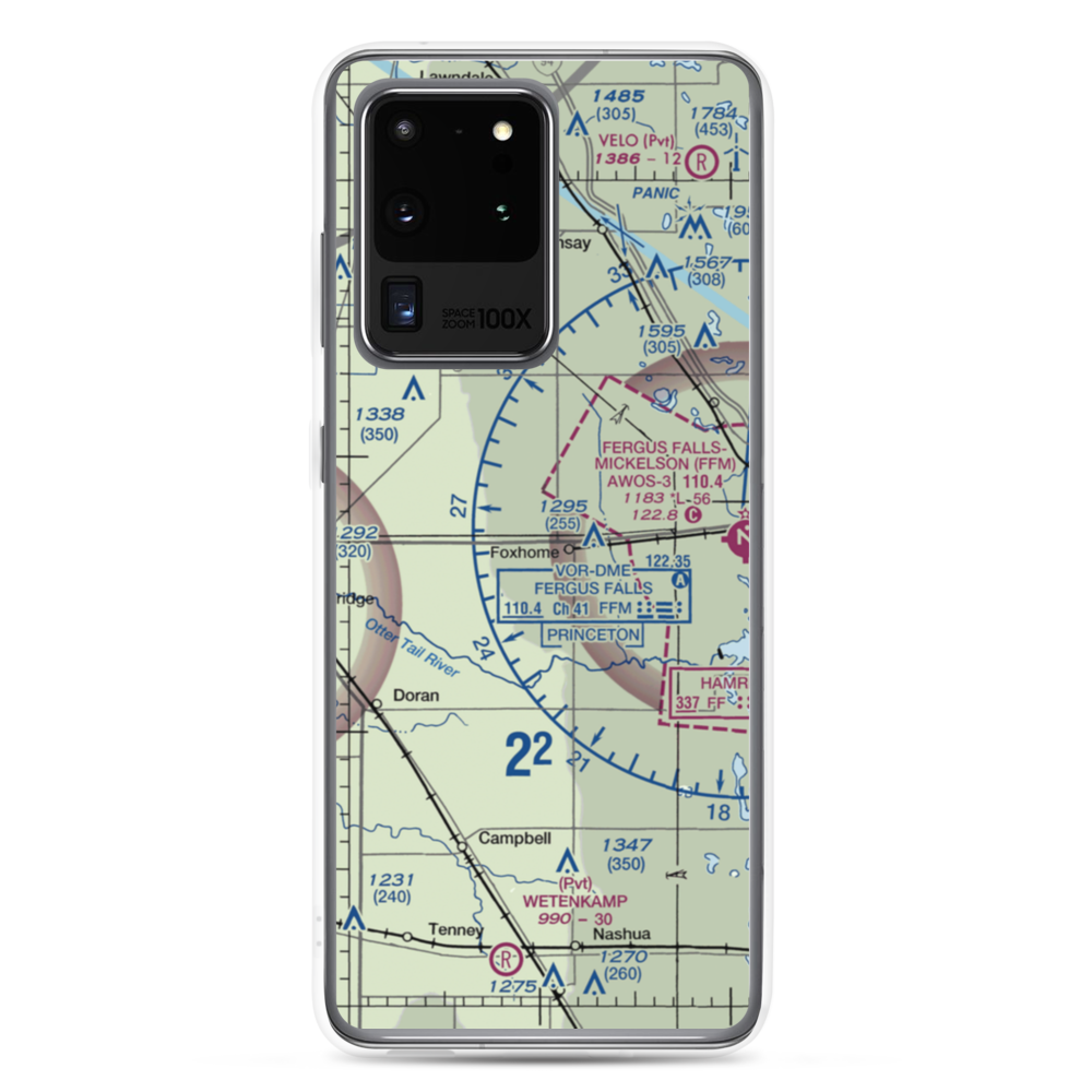 Knapp Personal Use Airport (MY25) VFR Sectional Samsung Case Samsung Galaxy S20 Ultra model shown