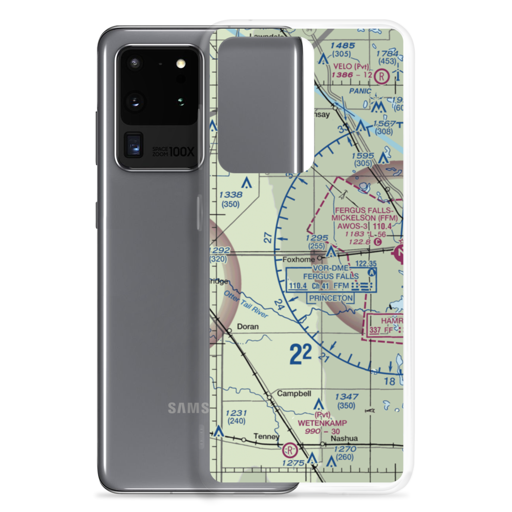 Knapp Personal Use Airport (MY25) VFR Sectional Samsung Case Samsung Galaxy S20 Ultra model shown