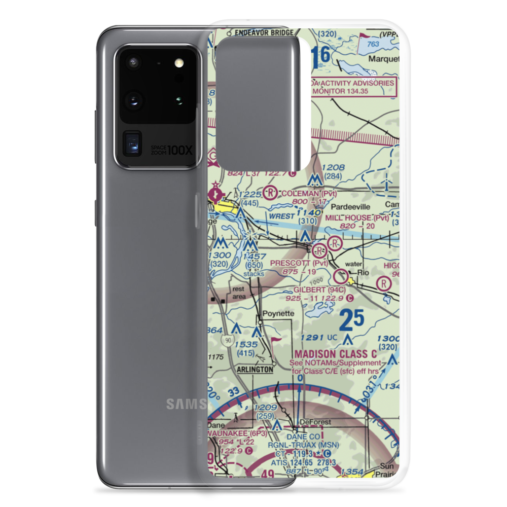 Knutson Field (WN39) VFR Sectional Samsung Case Samsung Galaxy S20 Ultra model shown