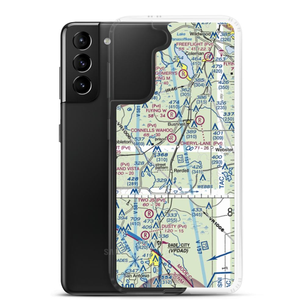 Ko-Kee Airport (4FL2) VFR Sectional Samsung Case Samsung Galaxy S21 Plus model shown