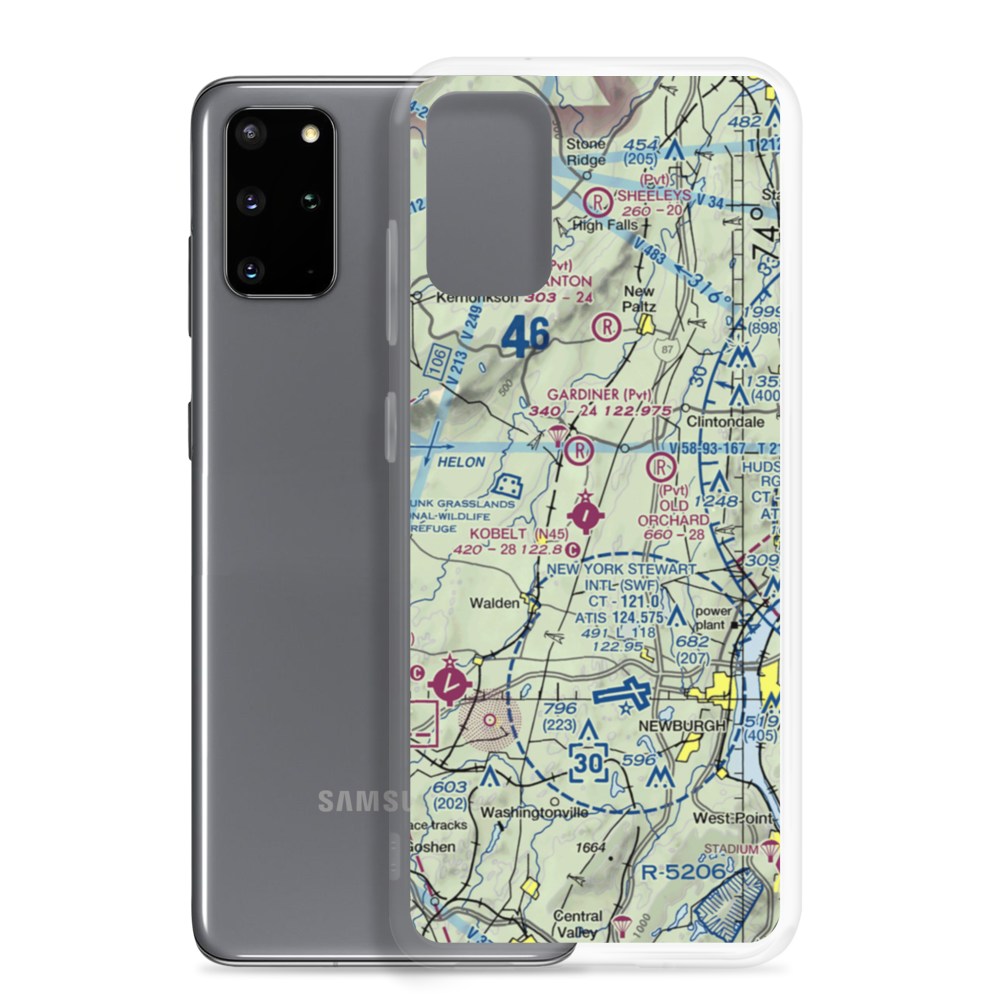 Kobelt Airport (N45) VFR Sectional Samsung Case Samsung Galaxy S20 Plus model shown