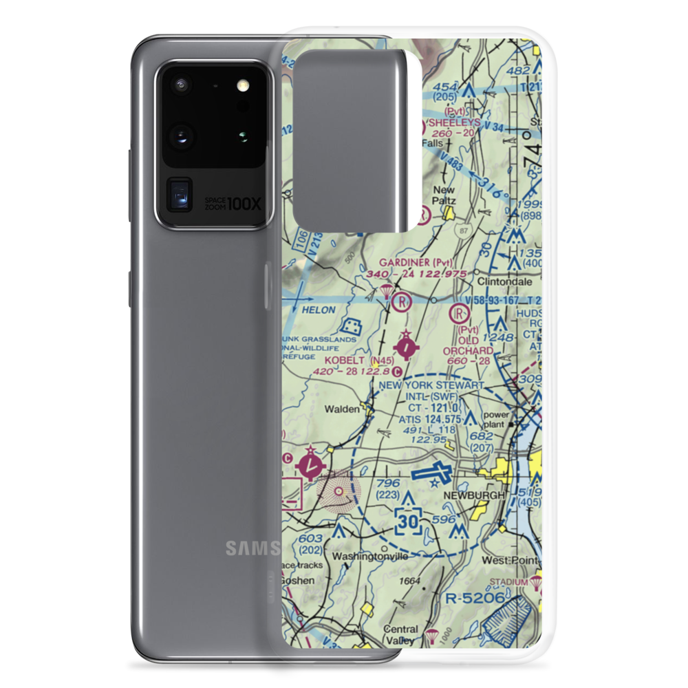 Kobelt Airport (N45) VFR Sectional Samsung Case Samsung Galaxy S20 Ultra model shown