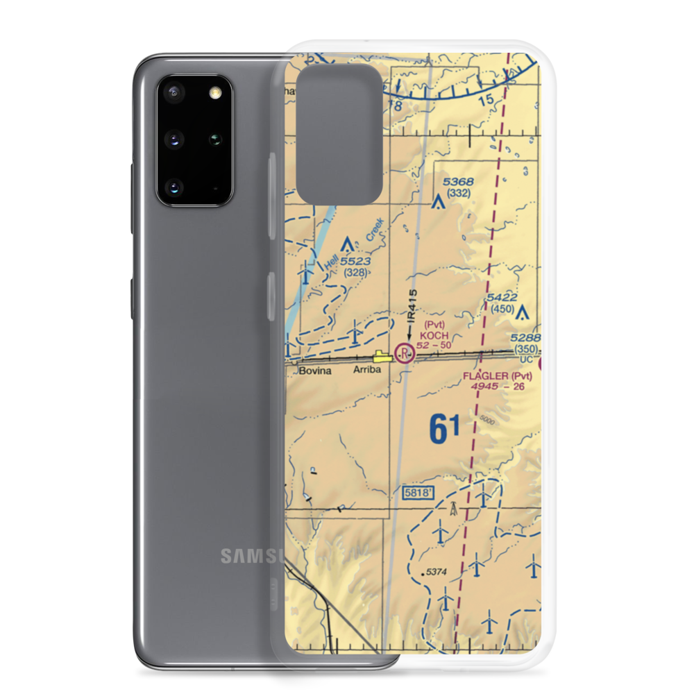Koch Field (7CO4) VFR Sectional Samsung Case Samsung Galaxy S20 Plus model shown