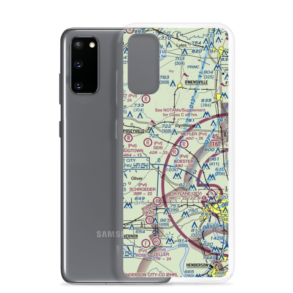 Koester Field (5II5) VFR Sectional Samsung Case Samsung Galaxy S20 model shown