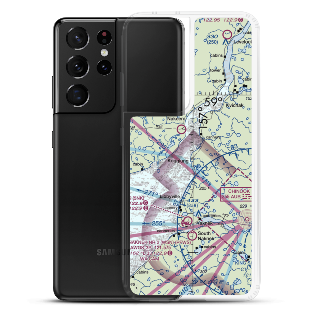 Koggiung Airport (5KO) VFR Sectional Samsung Case Samsung Galaxy S21 Ultra model shown