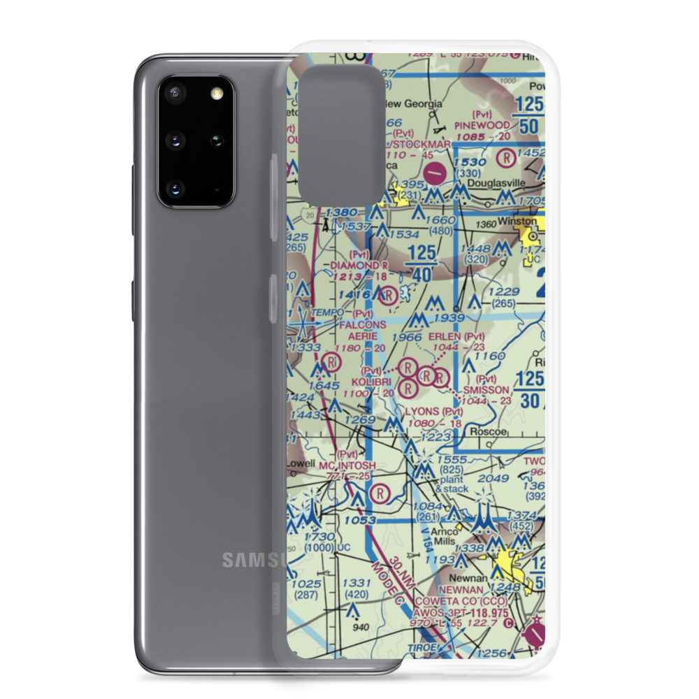 Kolibri Airport (6GA5) VFR Sectional Samsung Case Samsung Galaxy S20 Plus model shown