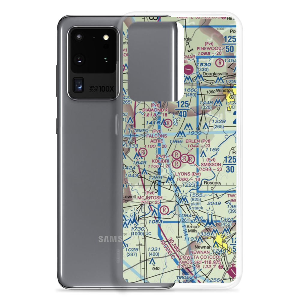 Kolibri Airport (6GA5) VFR Sectional Samsung Case Samsung Galaxy S20 Ultra model shown