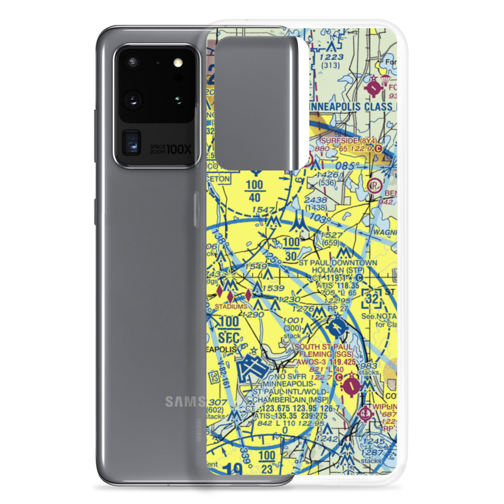 Kollar's Shoreview Marine Seaplane Base (MY21) VFR Sectional Samsung Case Samsung Galaxy S20 Ultra model shown