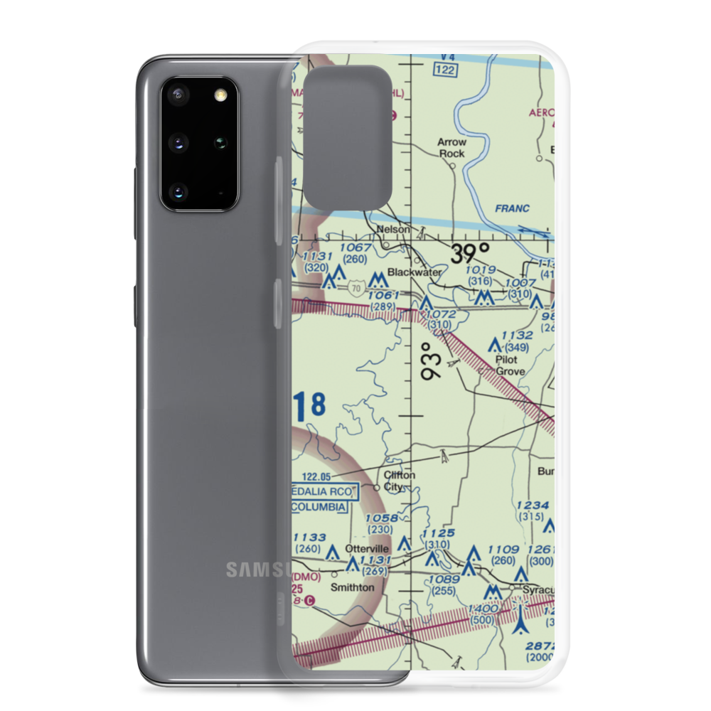 Kollmeyer Airport (OMU9) VFR Sectional Samsung Case Samsung Galaxy S20 Plus model shown