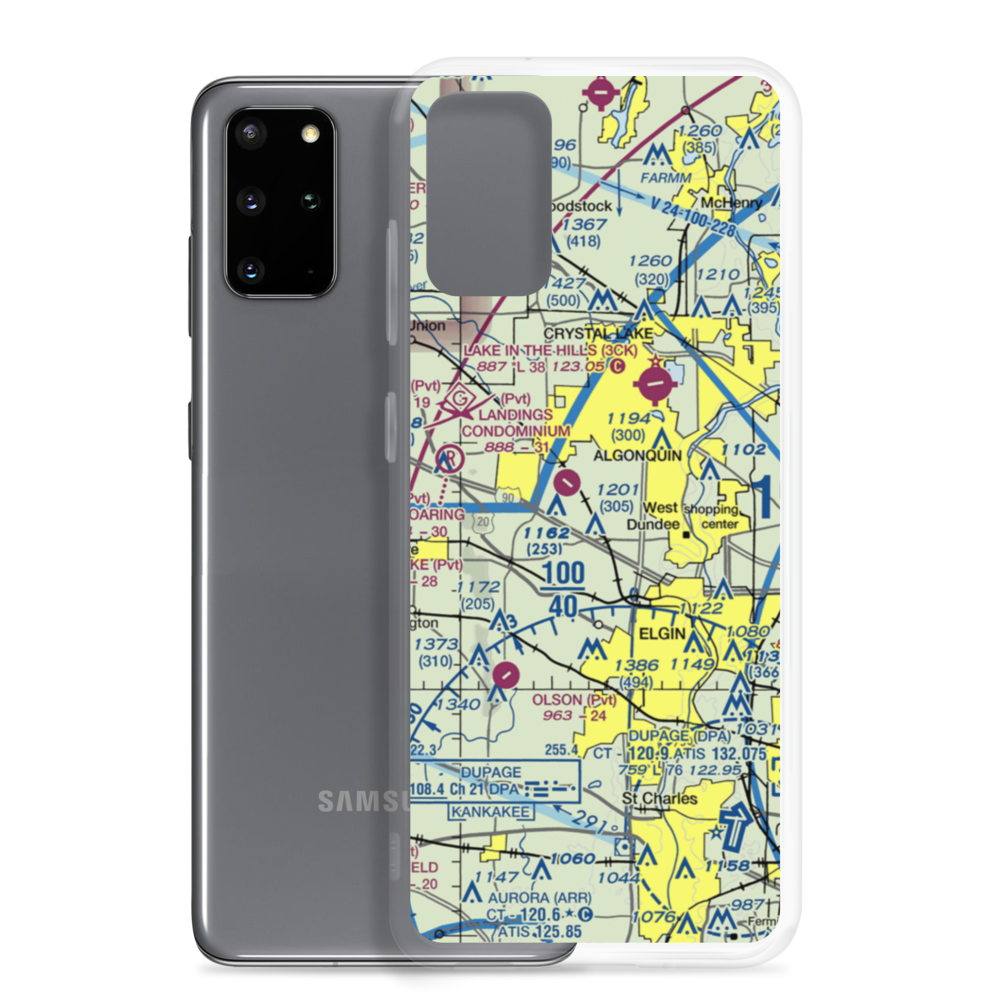 Koppie Airport (7IS5) VFR Sectional Samsung Case Samsung Galaxy S20 Plus model shown