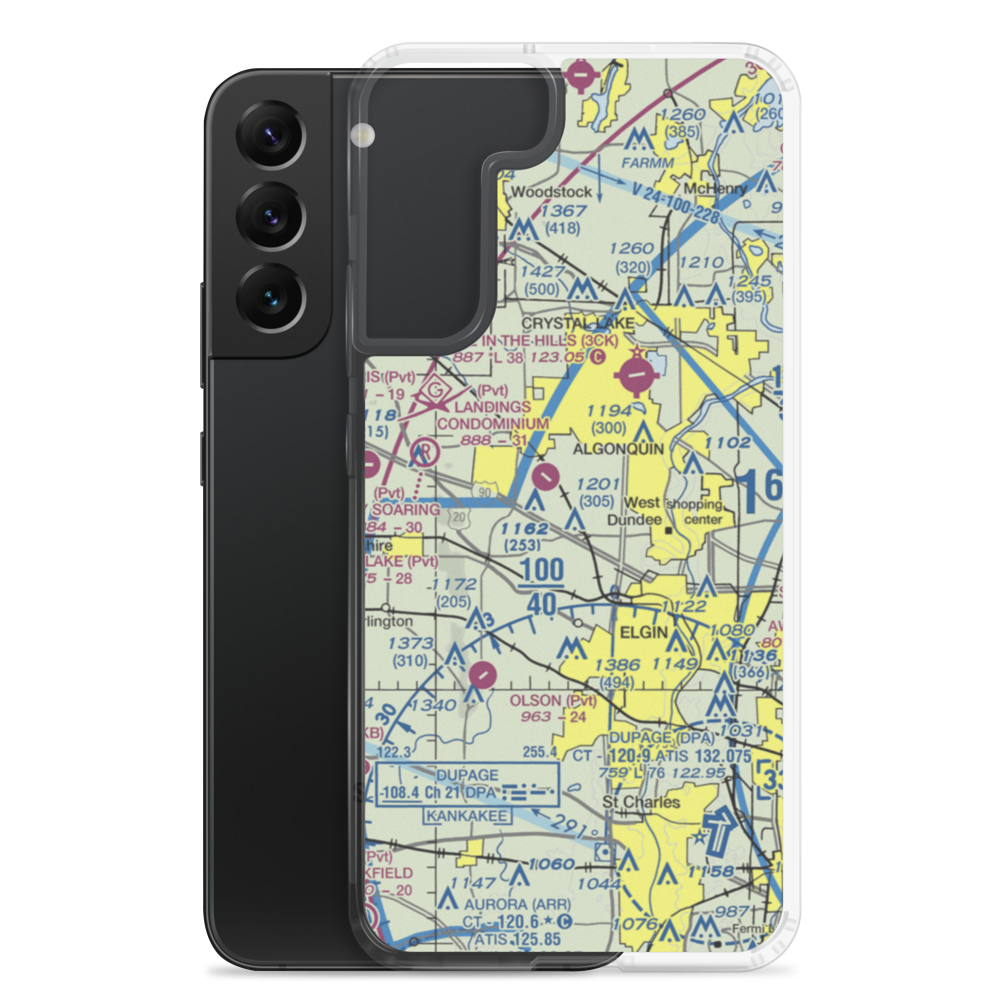Koppie Airport (7IS5) VFR Sectional Samsung Case Samsung Galaxy S22 Plus model shown