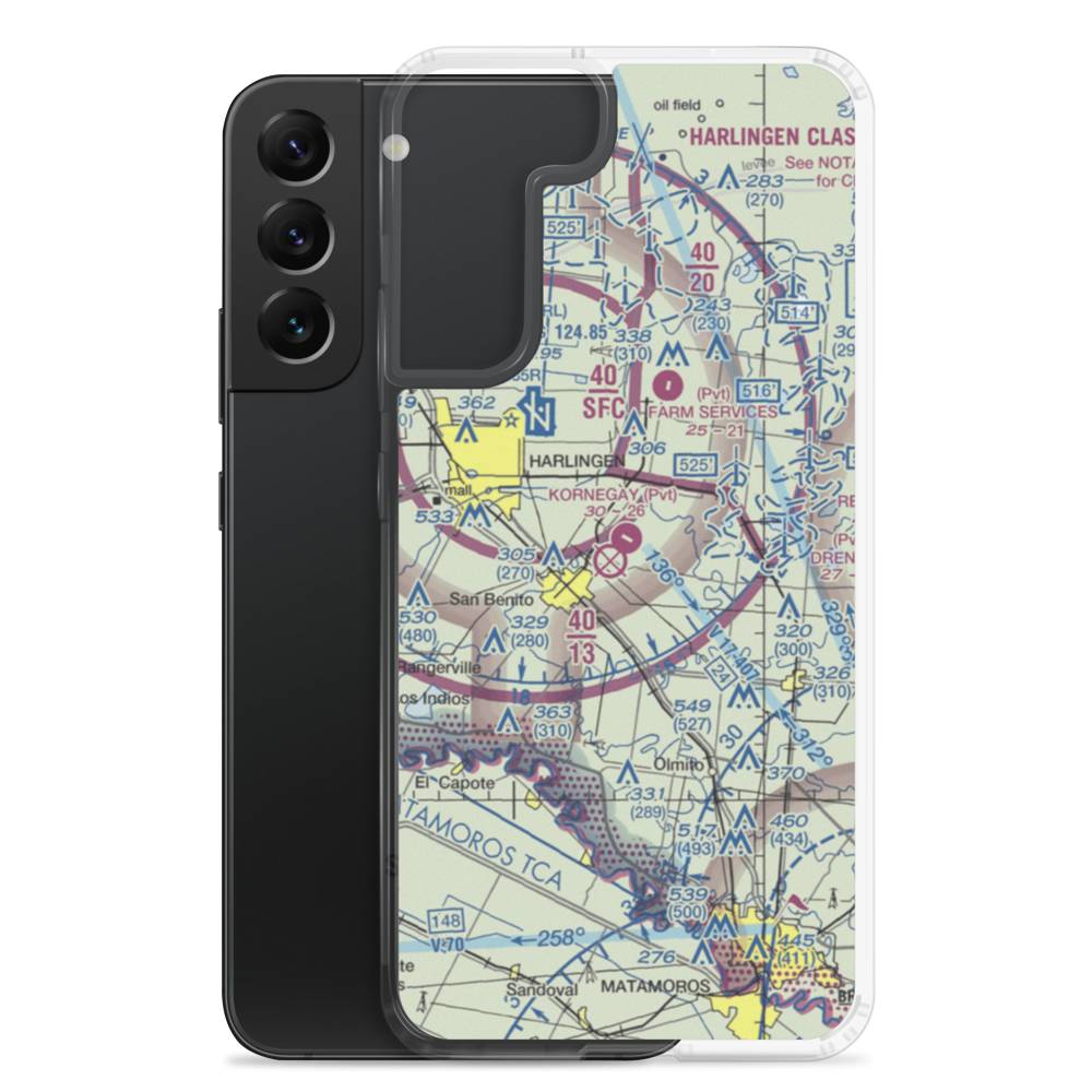 Kornegay Private Airport (53XS) VFR Sectional Samsung Case Samsung Galaxy S22 Plus model shown