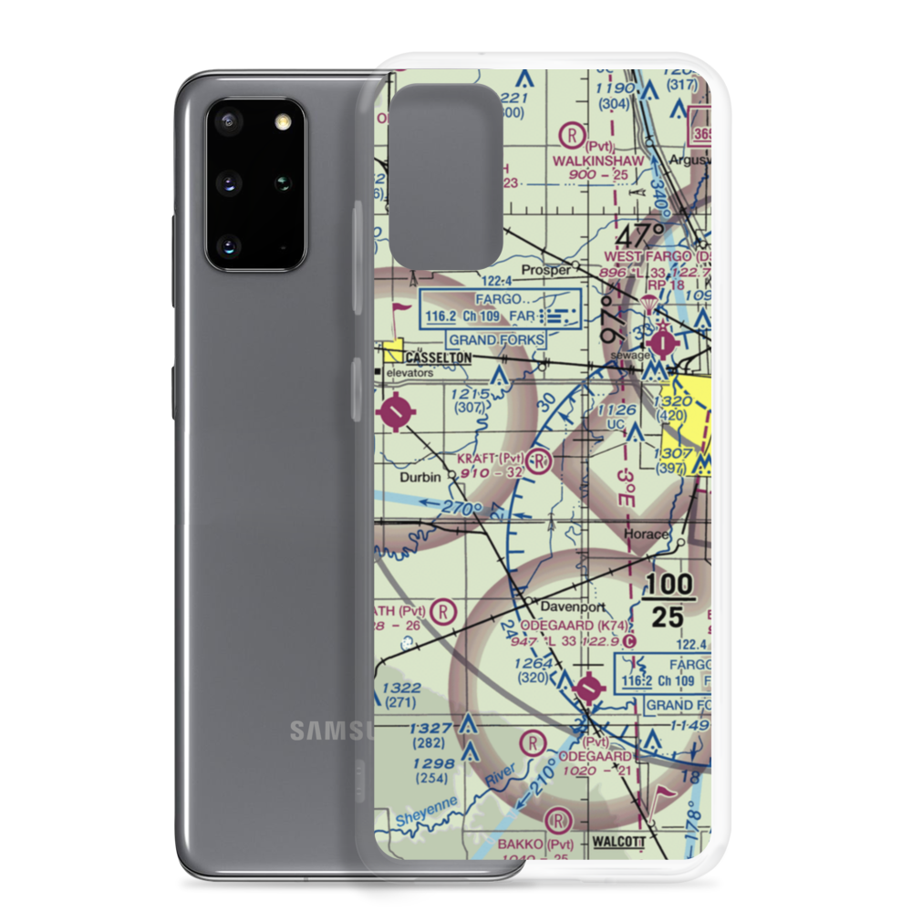 Kraft Airport (2ND0) VFR Sectional Samsung Case Samsung Galaxy S20 Plus model shown