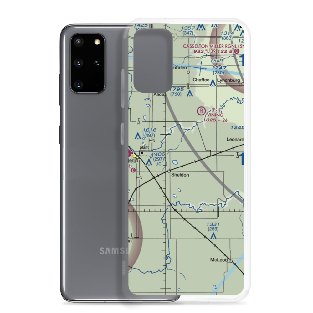 Kraig Farms Airport (NA05) VFR Sectional Samsung Case Samsung Galaxy S20 Plus model shown
