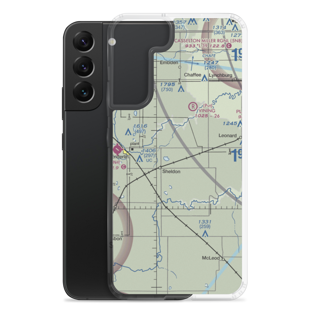 Kraig Farms Airport (NA05) VFR Sectional Samsung Case Samsung Galaxy S22 Plus model shown