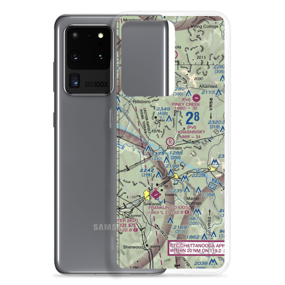 Krashinsky Airfield (7TN1) VFR Sectional Samsung Case Samsung Galaxy S20 Ultra model shown