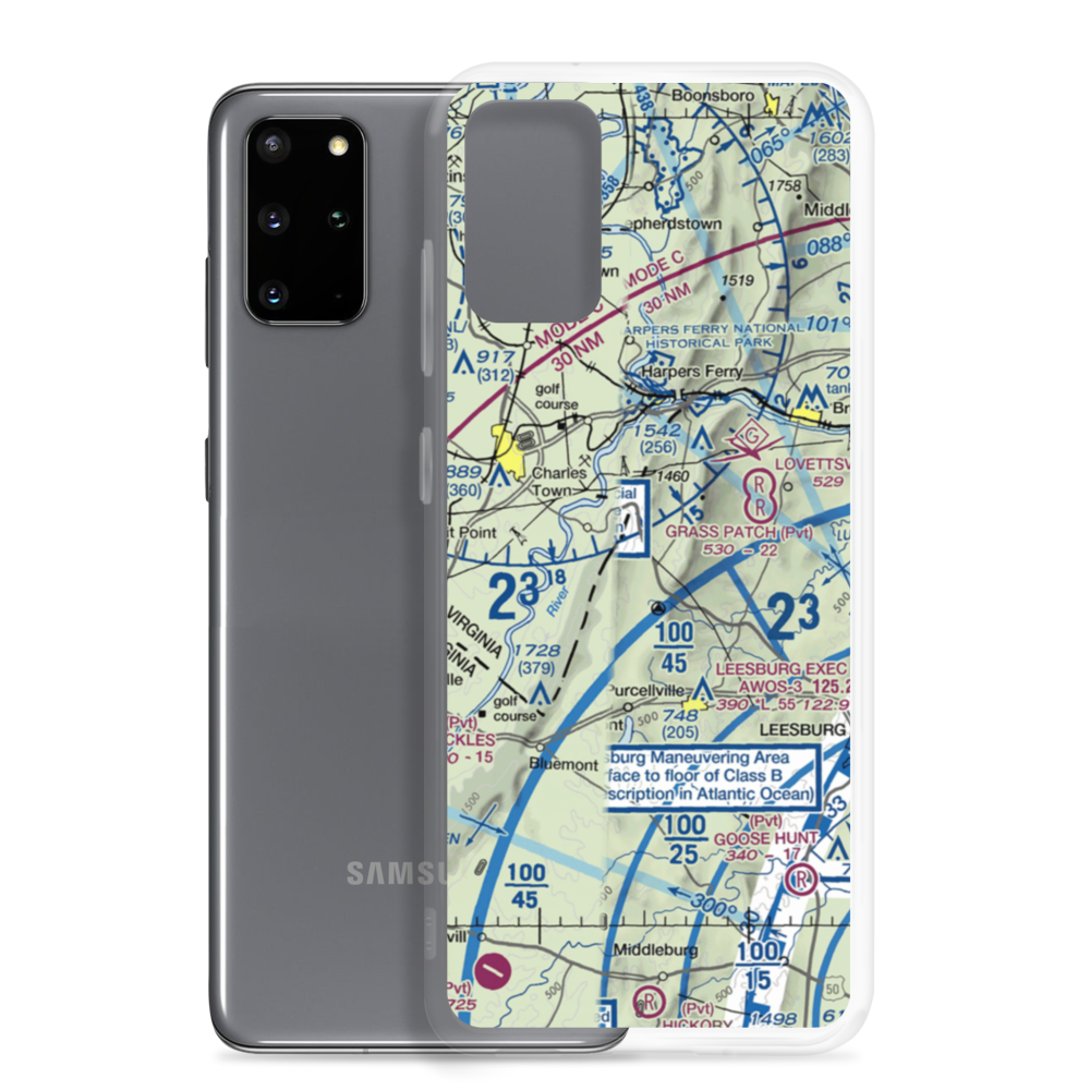 Krens Farm Airport (14VA) VFR Sectional Samsung Case Samsung Galaxy S20 Plus model shown