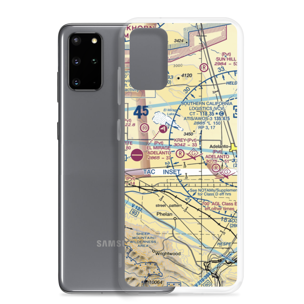 Krey Field Airport (0CL1) VFR Sectional Samsung Case Samsung Galaxy S20 Plus model shown