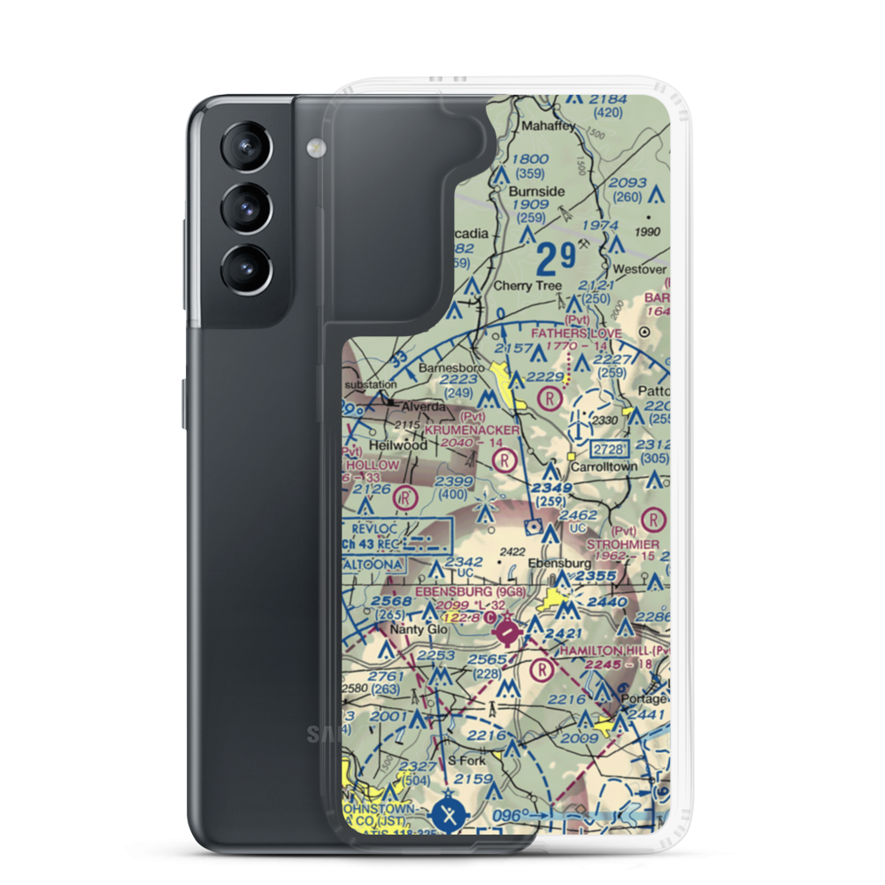 Krumenacker Airport (85PA) VFR Sectional Samsung Case Samsung Galaxy S21 model shown