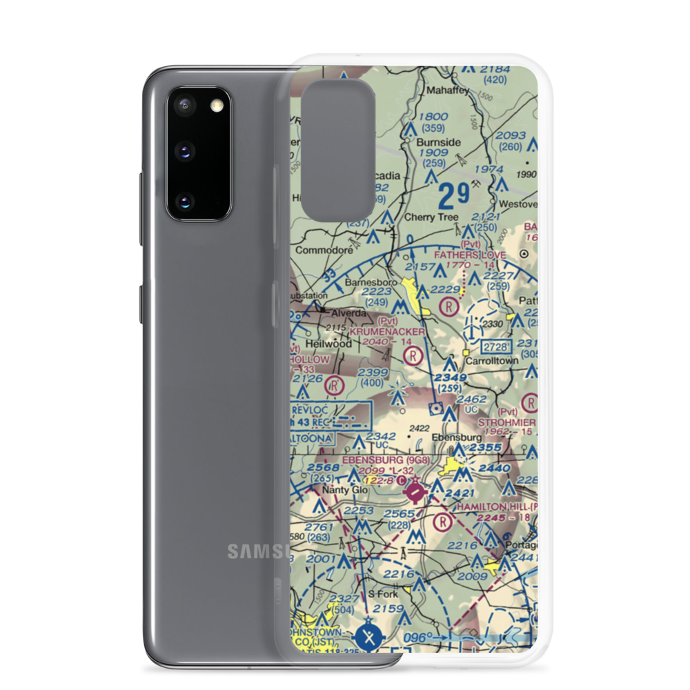 Krumenacker Airport (85PA) VFR Sectional Samsung Case Samsung Galaxy S20 model shown