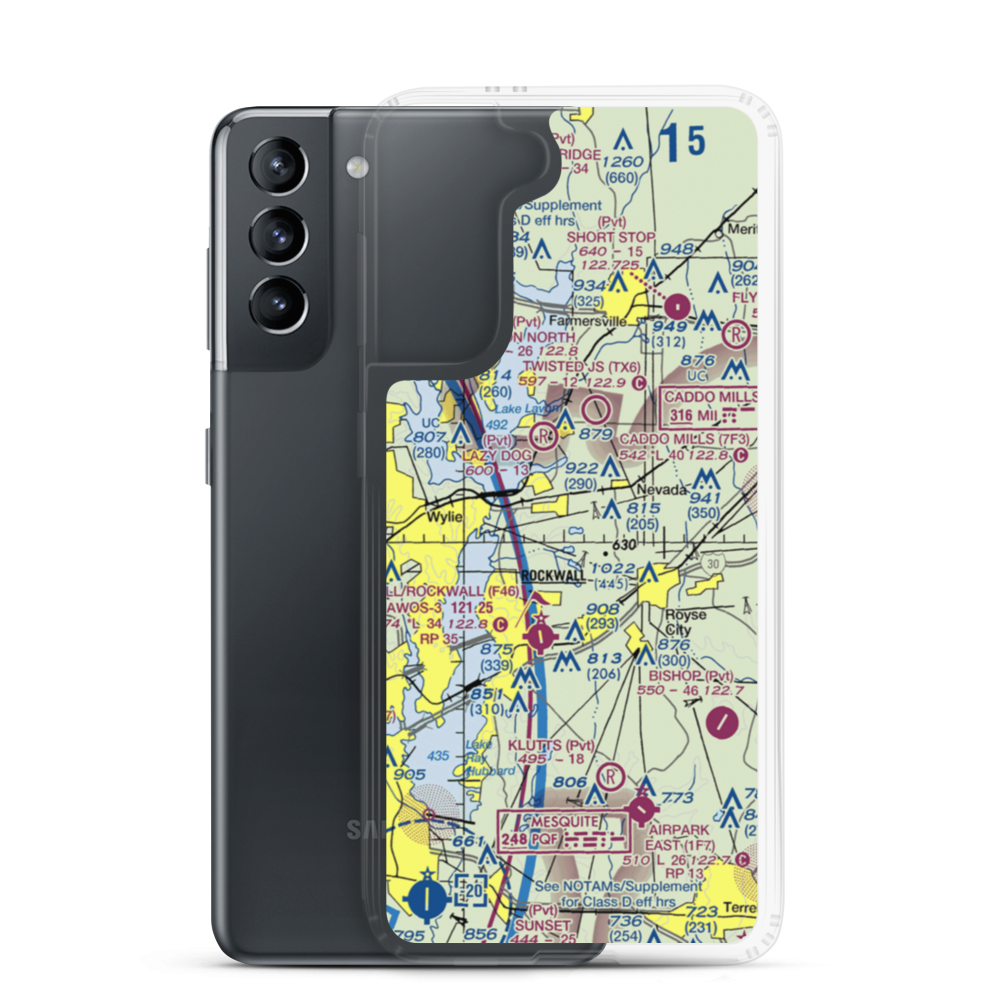 Kudlacek Field (TT32) VFR Sectional Samsung Case Samsung Galaxy S21 model shown