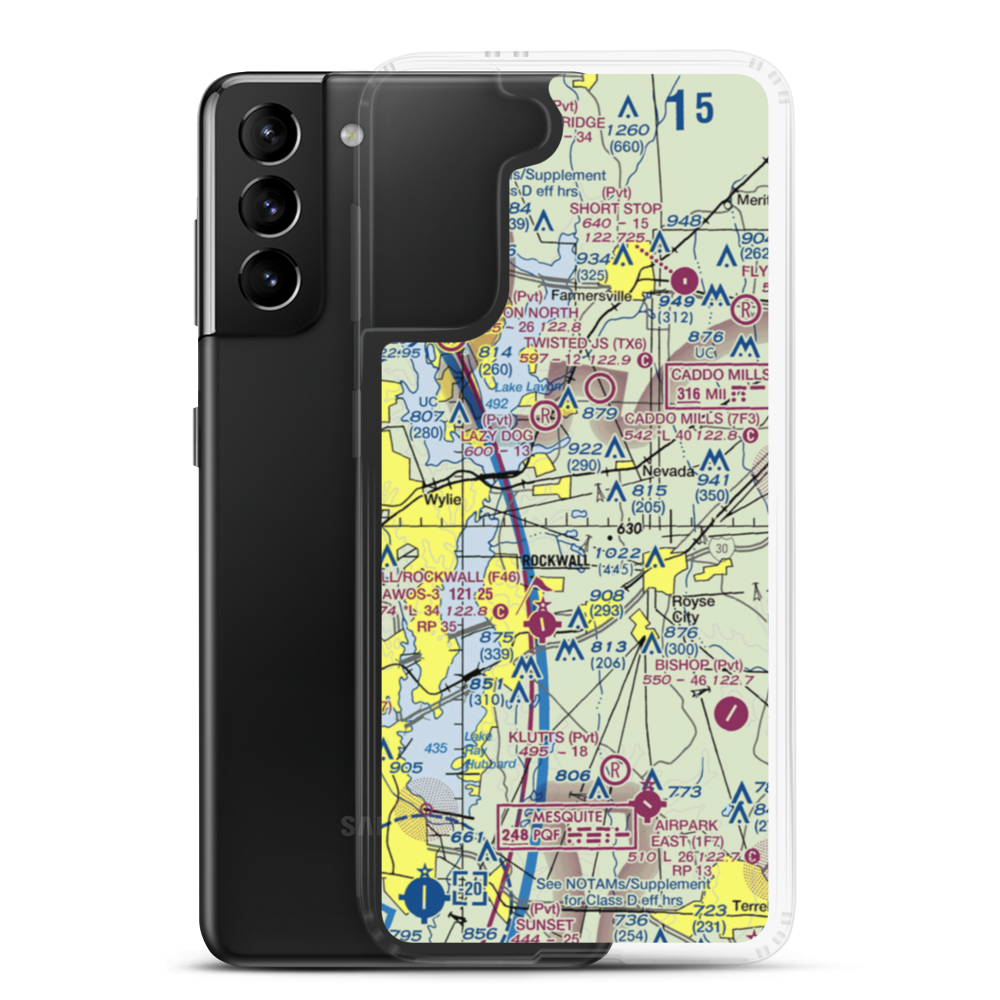 Kudlacek Field (TT32) VFR Sectional Samsung Case Samsung Galaxy S21 Plus model shown