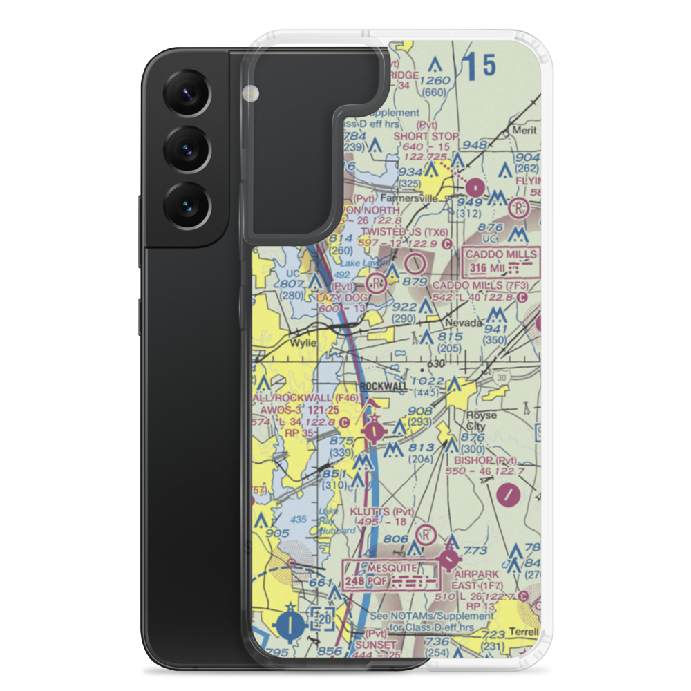 Kudlacek Field (TT32) VFR Sectional Samsung Case Samsung Galaxy S22 Plus model shown