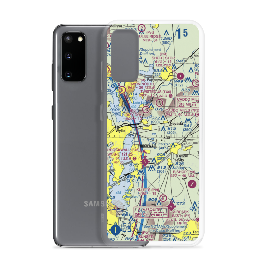 Kudlacek Field (TT32) VFR Sectional Samsung Case Samsung Galaxy S20 model shown