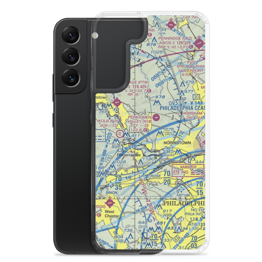 Kunda Airport (PA61) VFR Sectional Samsung Case Samsung Galaxy S22 Plus model shown