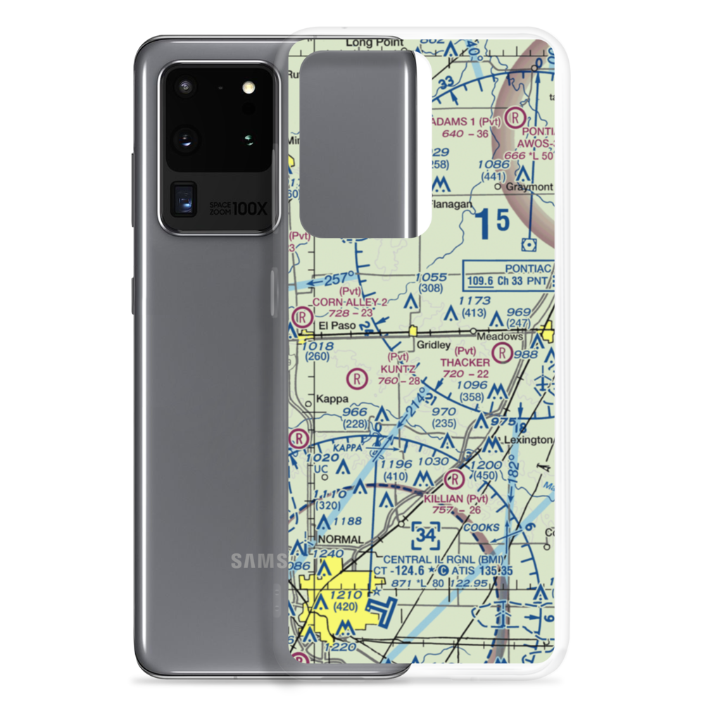 Kuntz Field (IS64) VFR Sectional Samsung Case Samsung Galaxy S20 Ultra model shown