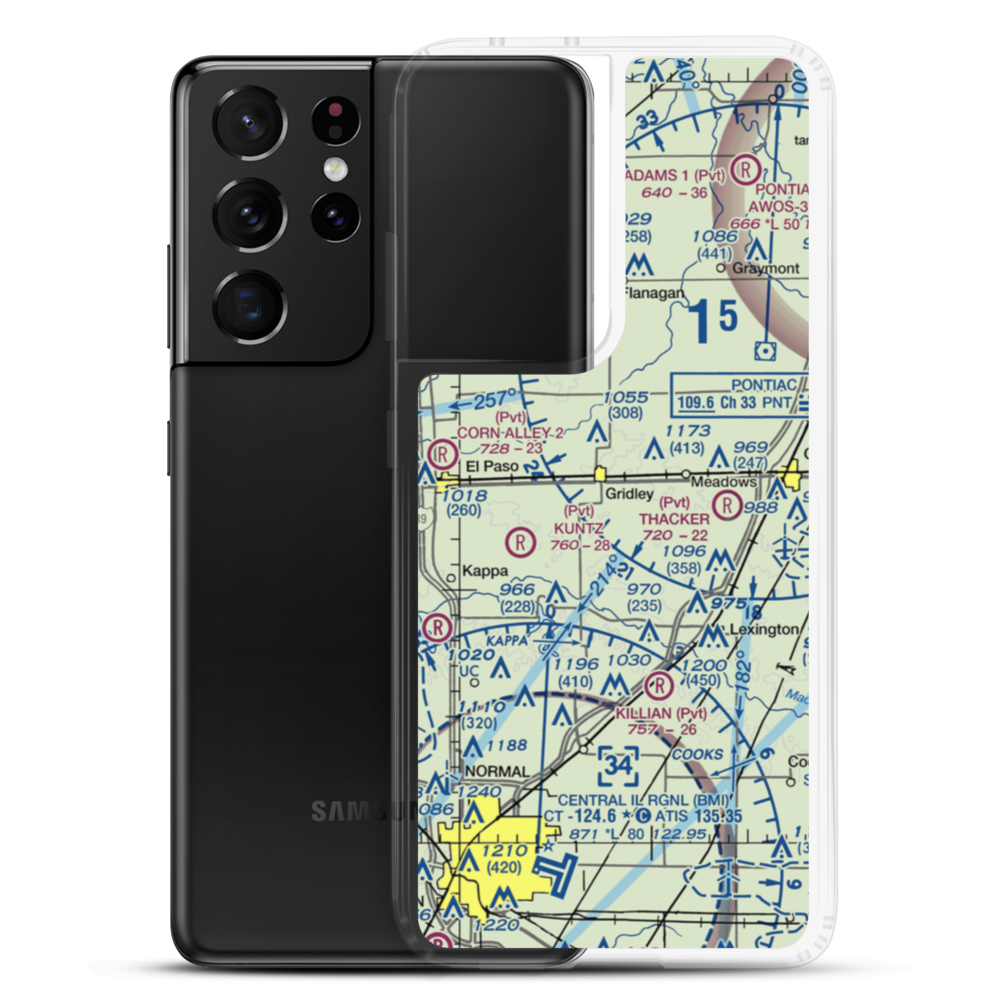 Kuntz Field (IS64) VFR Sectional Samsung Case Samsung Galaxy S21 Ultra model shown
