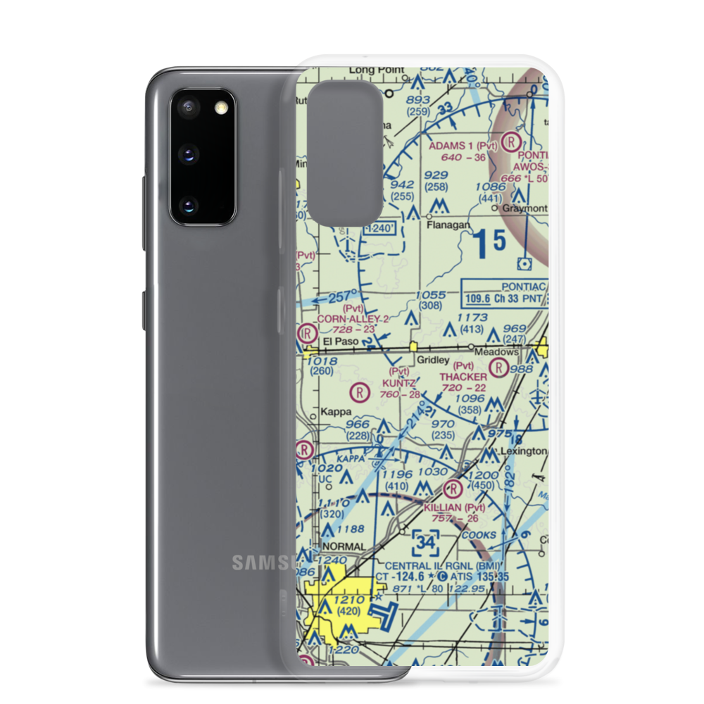 Kuntz Field (IS64) VFR Sectional Samsung Case Samsung Galaxy S20 model shown