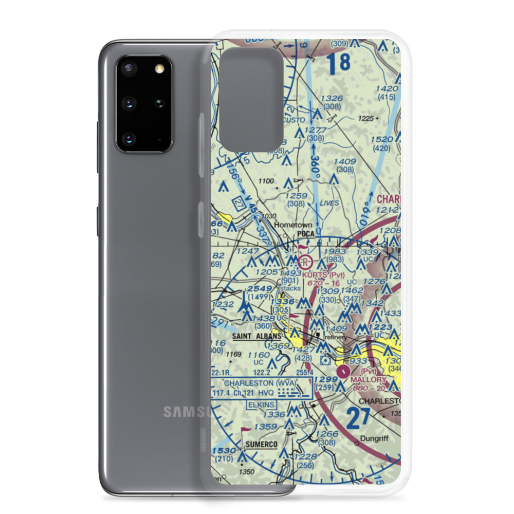 Kurt's Field (27WV) VFR Sectional Samsung Case Samsung Galaxy S20 Plus model shown