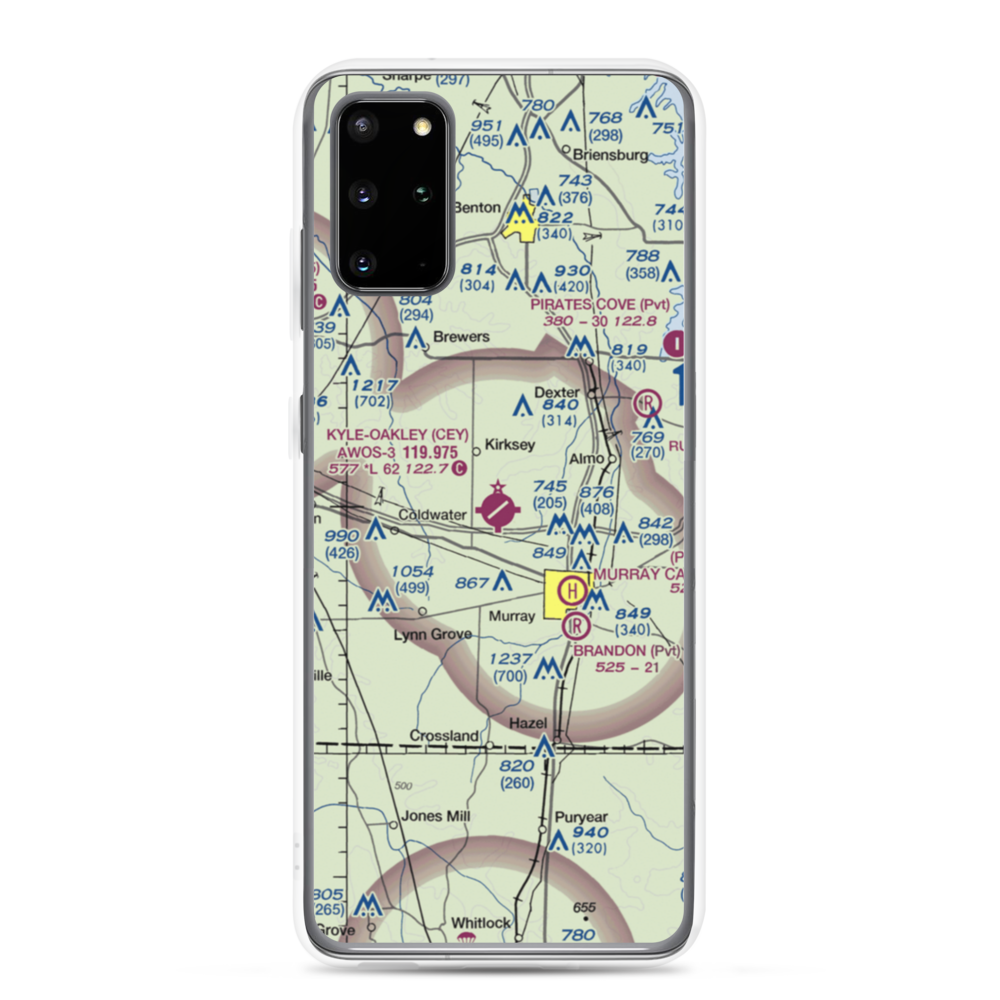 Kyle Oakley Field (CEY) VFR Sectional Samsung Case Samsung Galaxy S20 Plus model shown