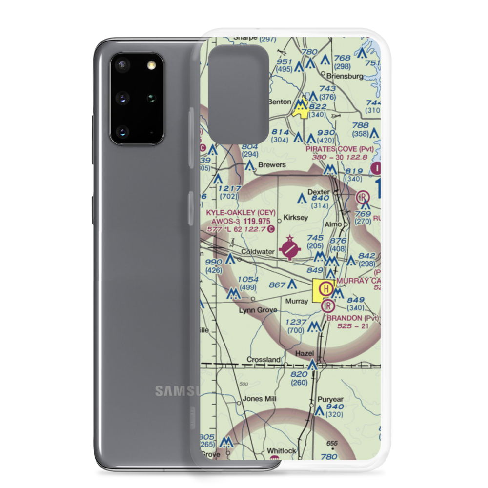 Kyle Oakley Field (CEY) VFR Sectional Samsung Case Samsung Galaxy S20 Plus model shown