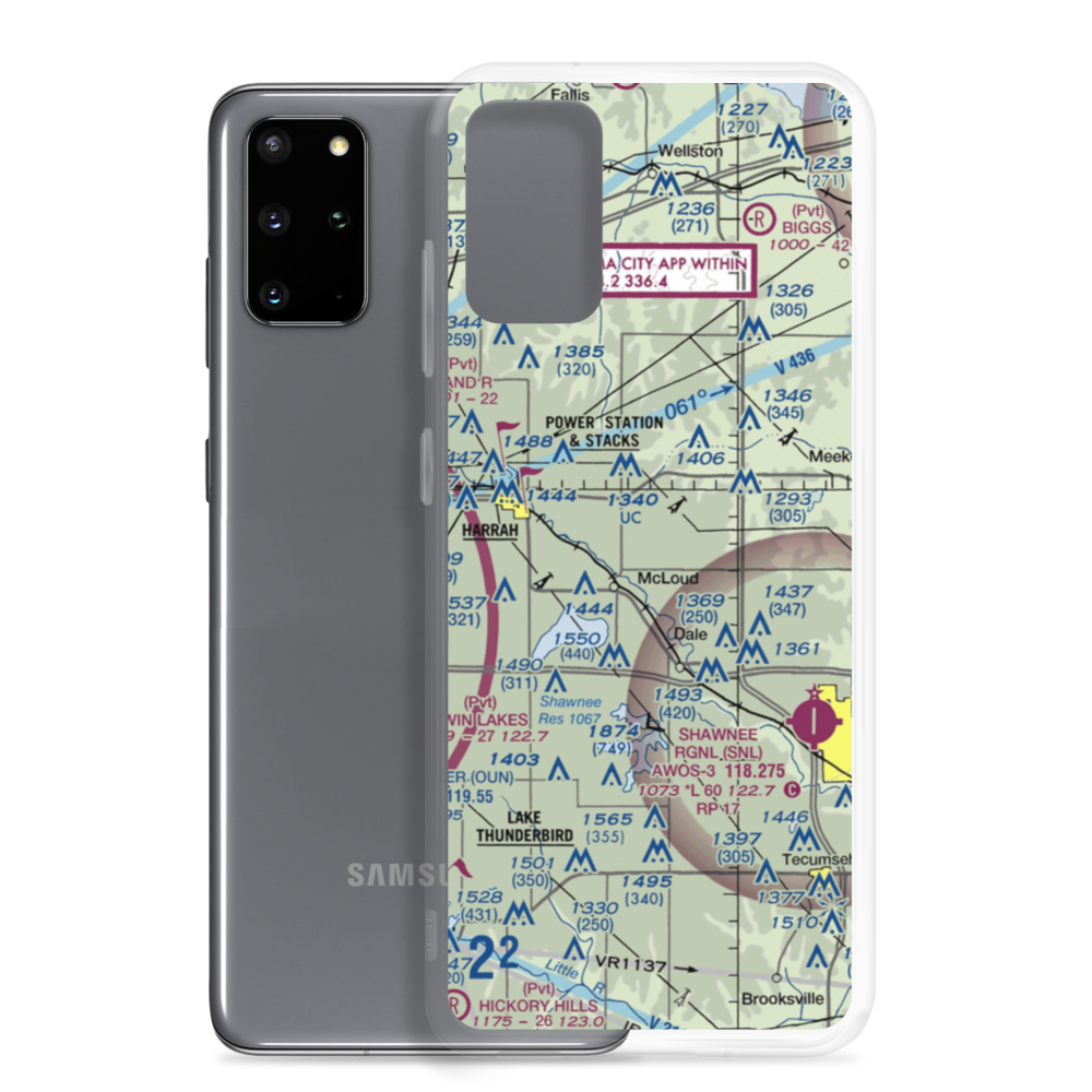 L D Airport (56OK) VFR Sectional Samsung Case Samsung Galaxy S20 Plus model shown