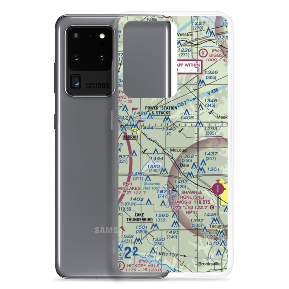 L D Airport (56OK) VFR Sectional Samsung Case Samsung Galaxy S20 Ultra model shown