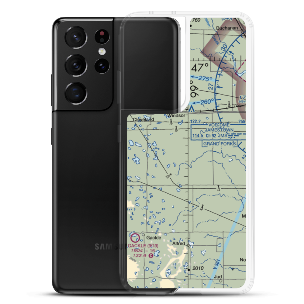 L. Seckerson Airstrip (NA84) VFR Sectional Samsung Case Samsung Galaxy S21 Ultra model shown
