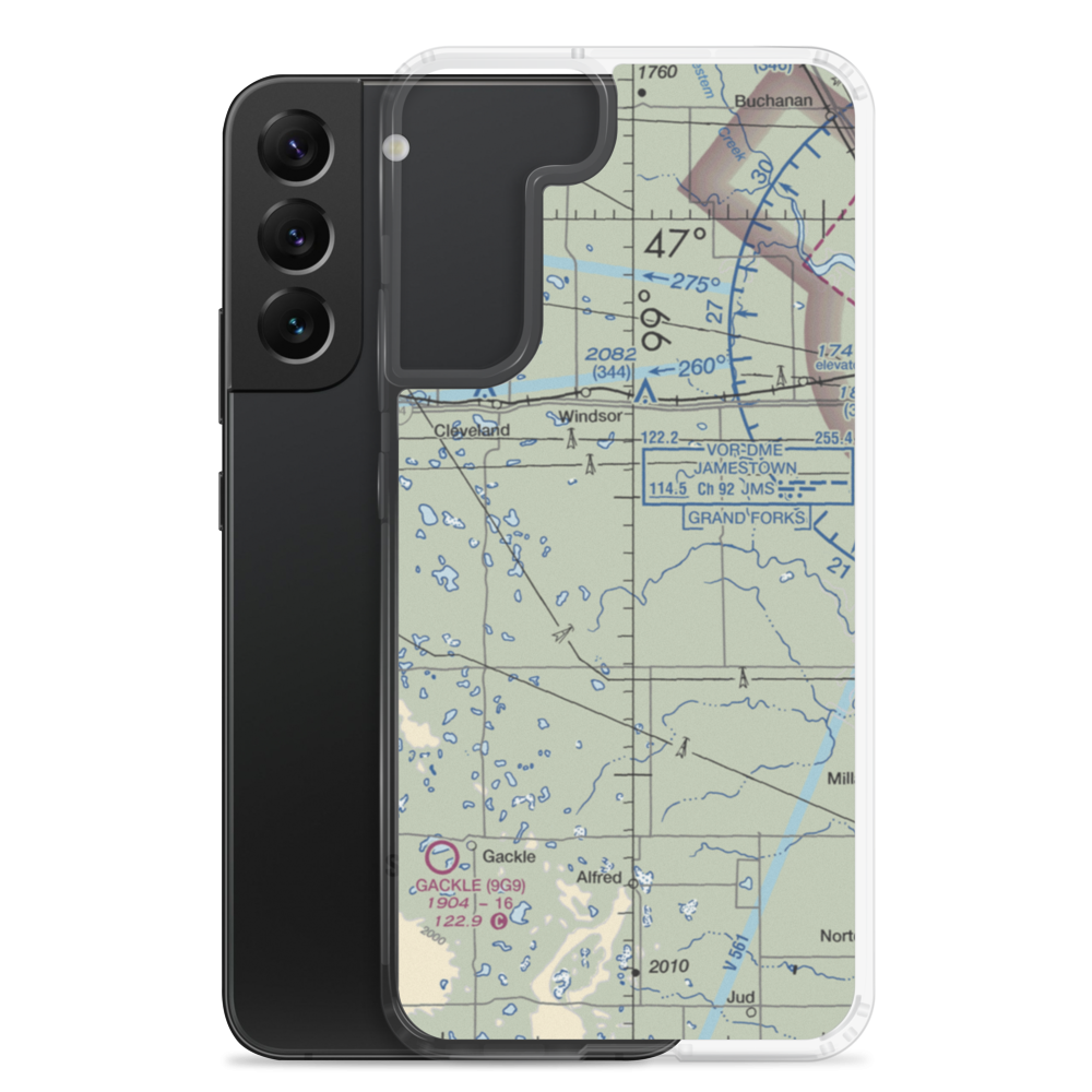 L. Seckerson Airstrip (NA84) VFR Sectional Samsung Case Samsung Galaxy S22 Plus model shown
