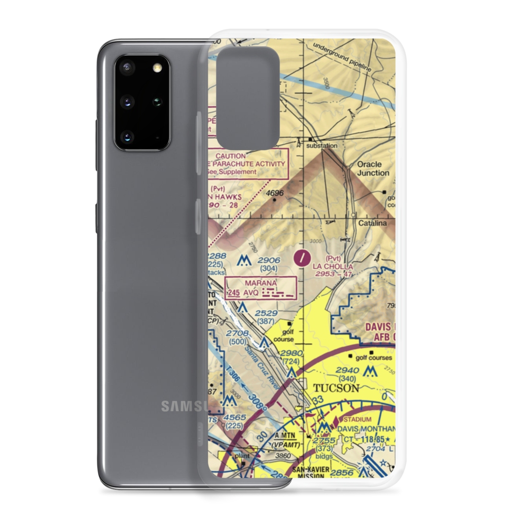 La Cholla Airpark (57AZ) VFR Sectional Samsung Case Samsung Galaxy S20 Plus model shown