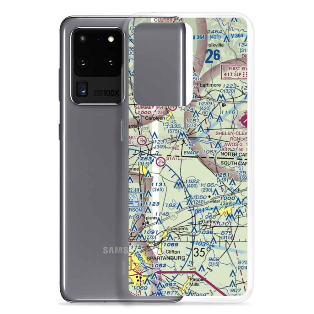 La Dolce Terra Airport (38SC) VFR Sectional Samsung Case Samsung Galaxy S20 Ultra model shown