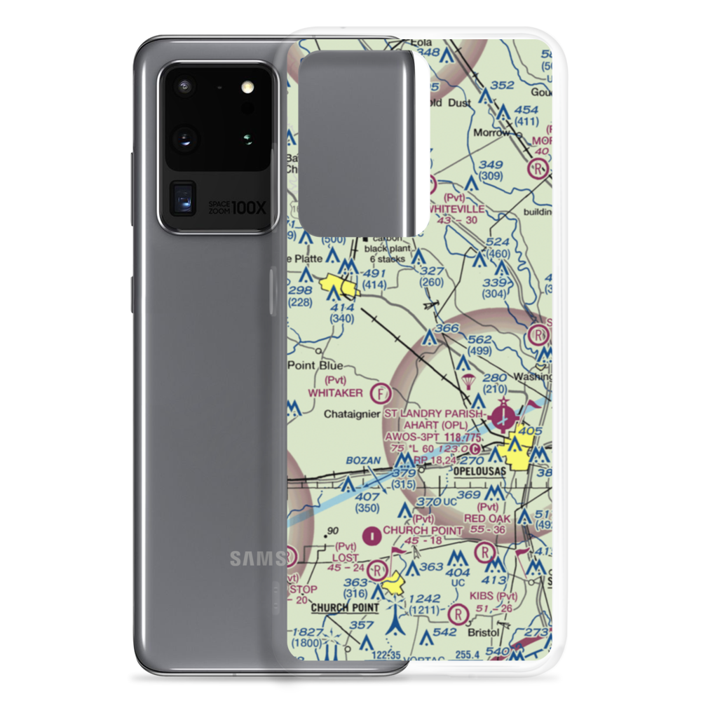 La Petite Airdrome Ultralightport (LS59) VFR Sectional Samsung Case Samsung Galaxy S20 Ultra model shown