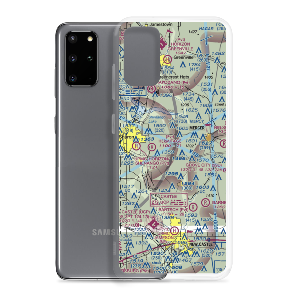 Lackawannock Airport (PN99) VFR Sectional Samsung Case Samsung Galaxy S20 Plus model shown