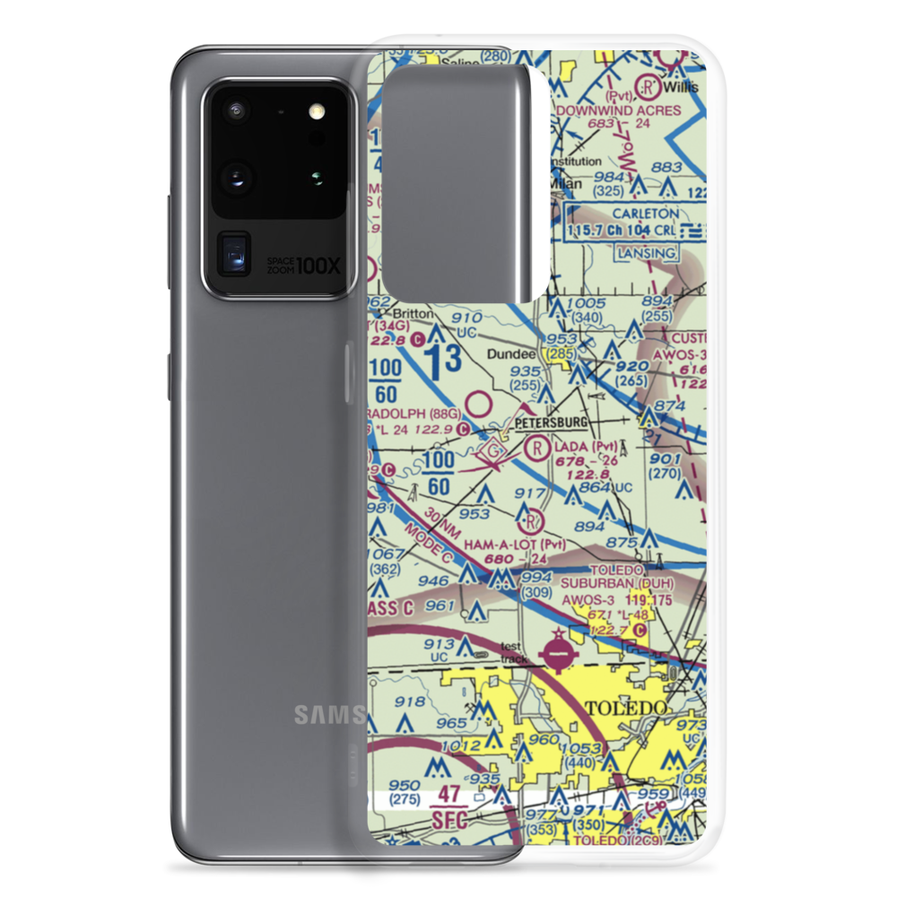 Lada Airport (7MI5) VFR Sectional Samsung Case Samsung Galaxy S20 Ultra model shown