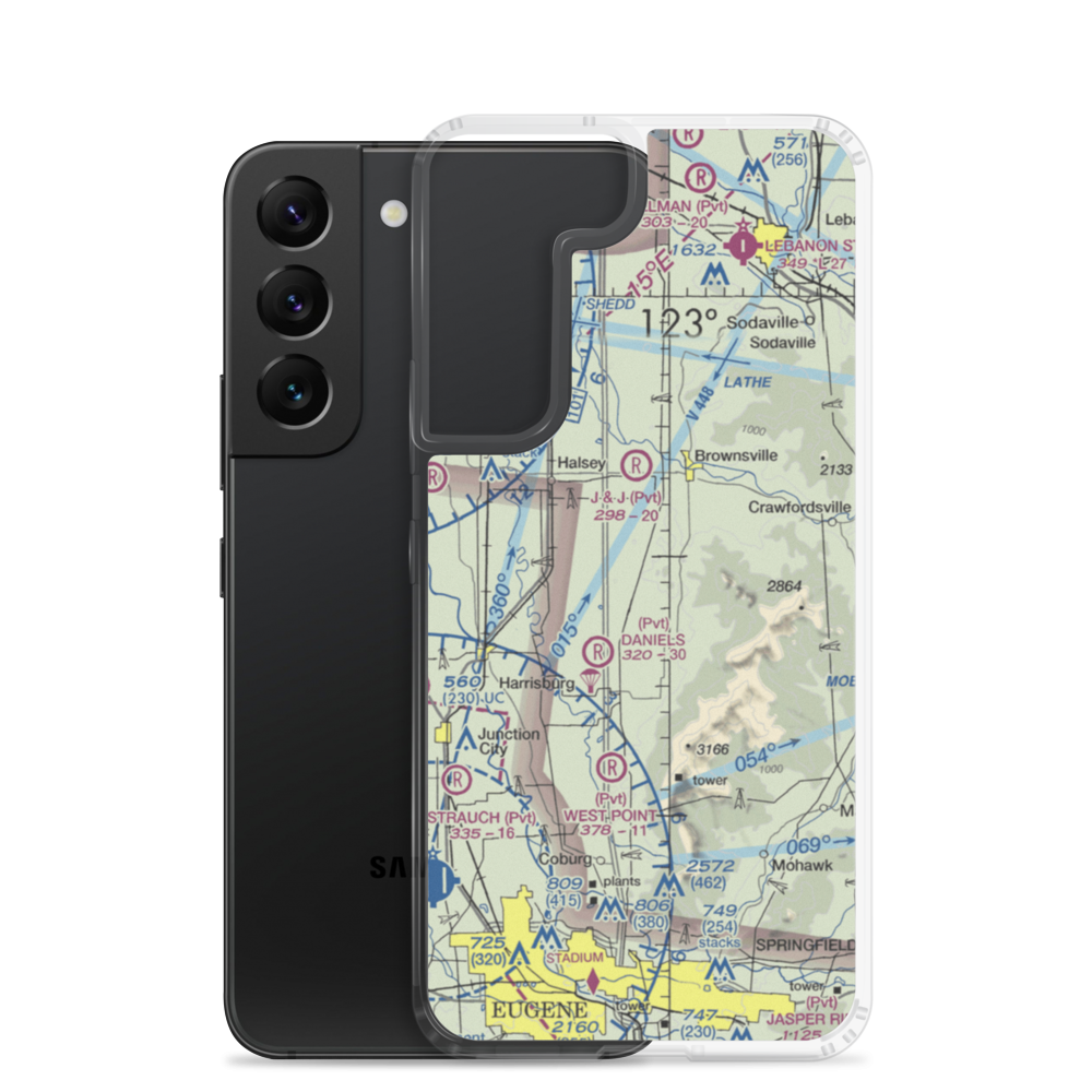 Lafferty Field (9OR0) VFR Sectional Samsung Case Samsung Galaxy S22 model shown