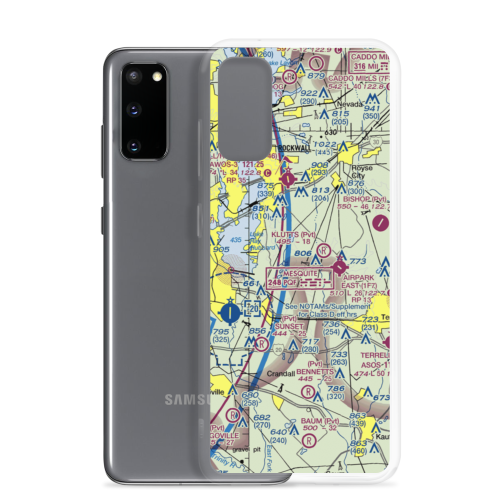 Lagrone Ranch Airport (19TA) VFR Sectional Samsung Case Samsung Galaxy S20 model shown